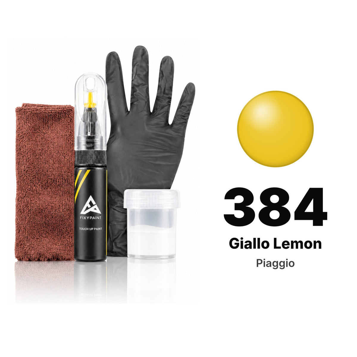 Touch-up paint for Piaggio 384 Giallo Lemon, Complete kit