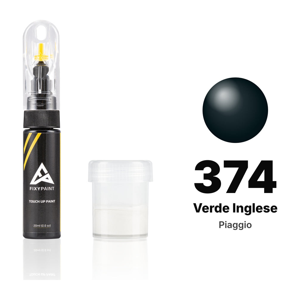 Touch-up paint for Piaggio 374 Verde Inglese, Standard kit