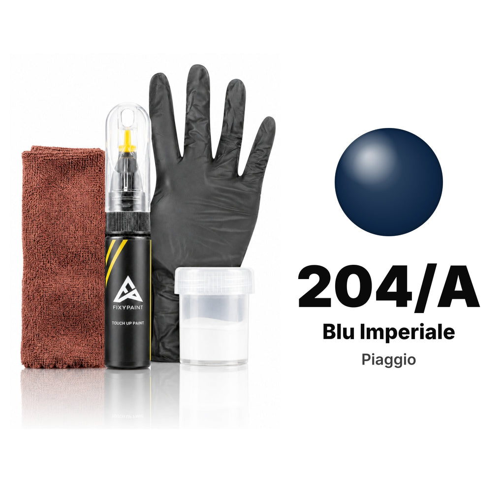 Touch-up paint for Piaggio 204/A Blu Imperiale, Complete kit