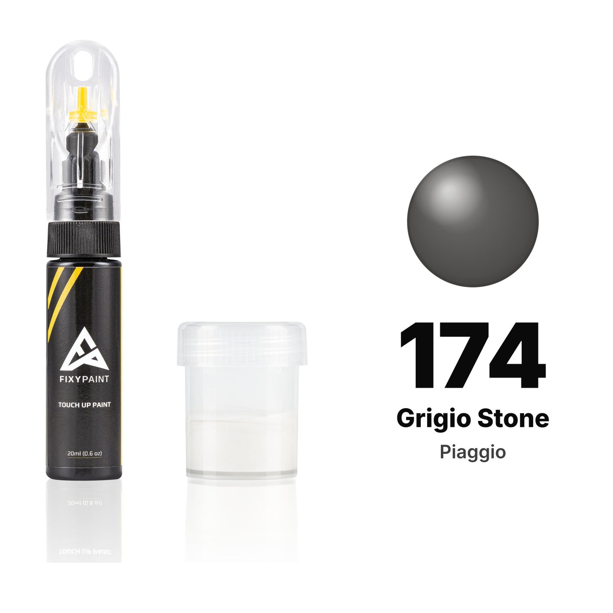Vernice ritocco per Piaggio – 174 Grigio Stone (tutti i modelli, dal 2004), kit Standard
