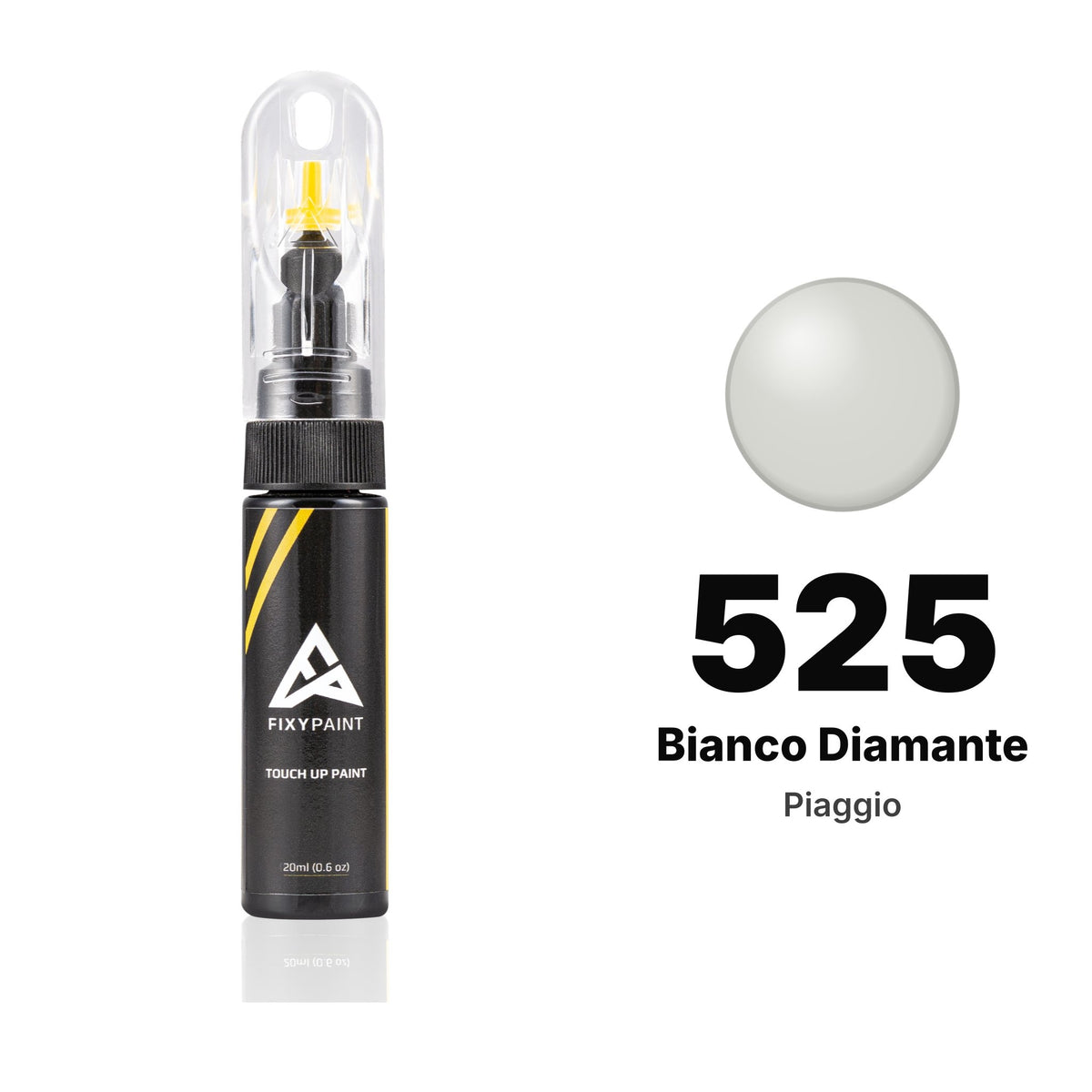 Touch-up paint for Piaggio 525 Bianco Diamante, Basic kit