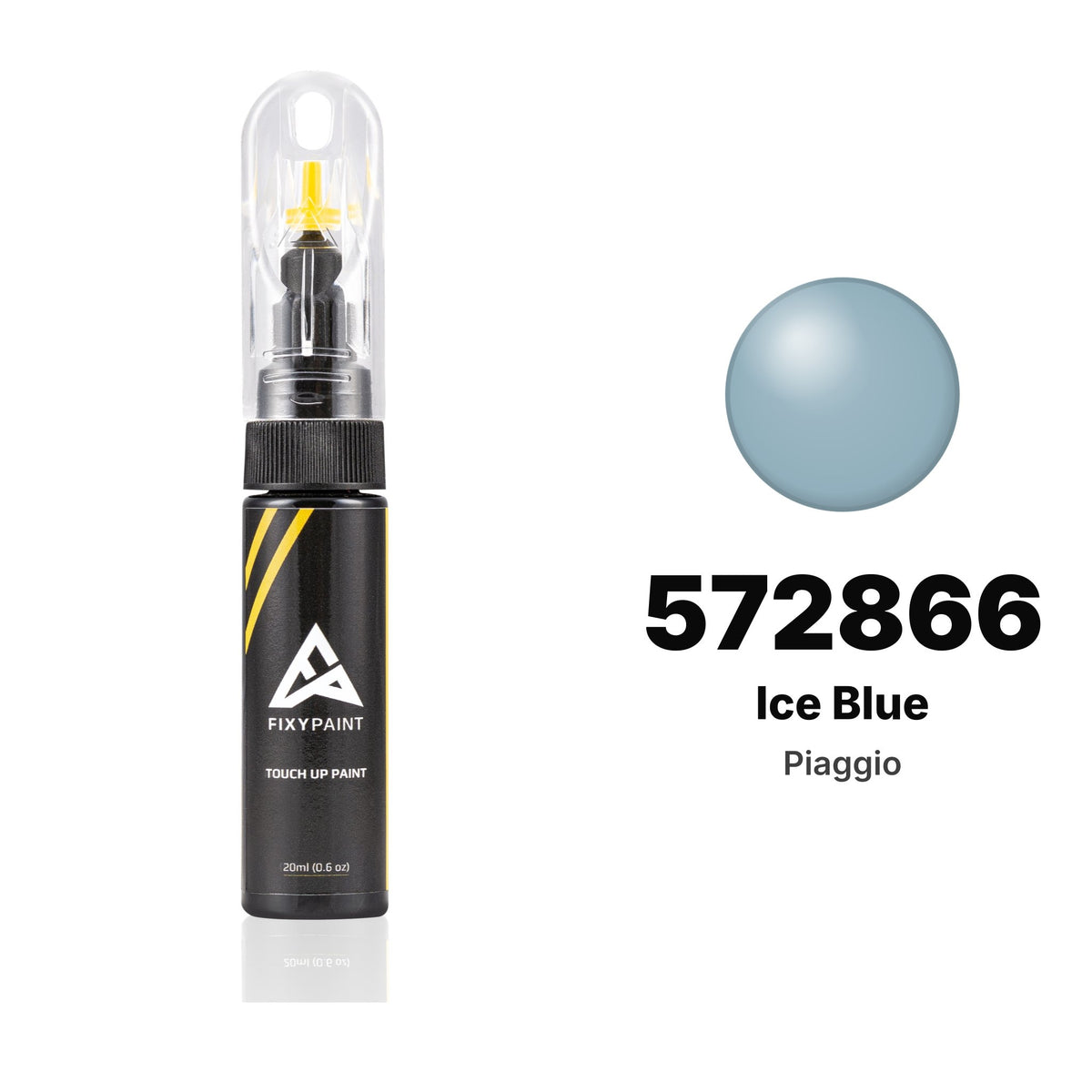 Touch-up paint for Piaggio 572866 Ice Blue, Basic kit