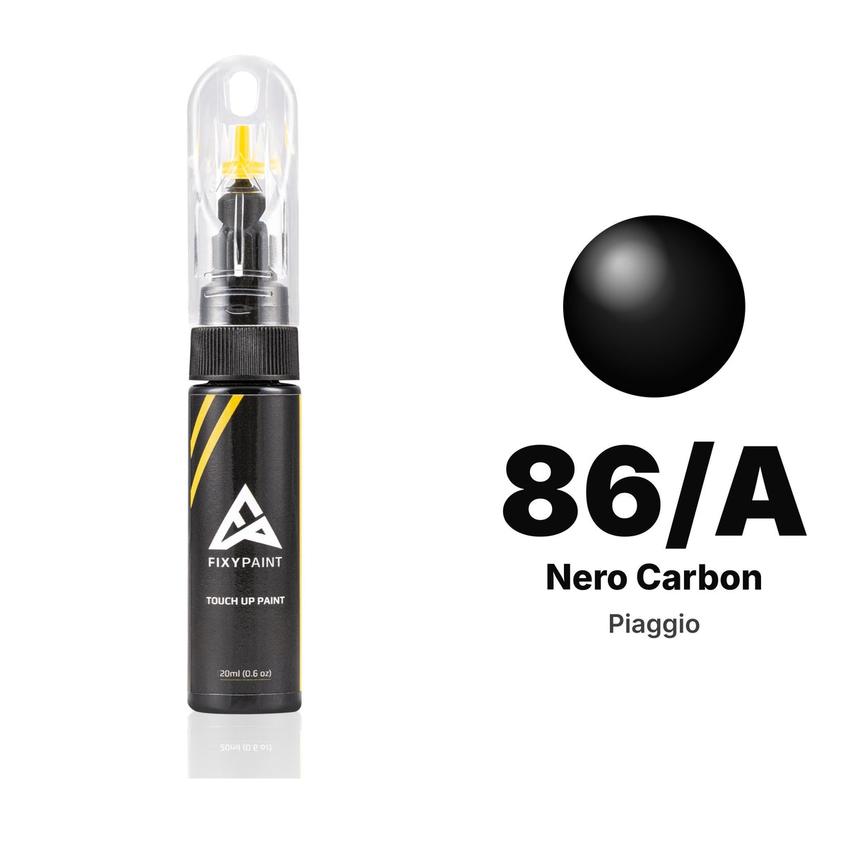 Piaggio 86/A Nero Carbon touch-up paint, Basic kit