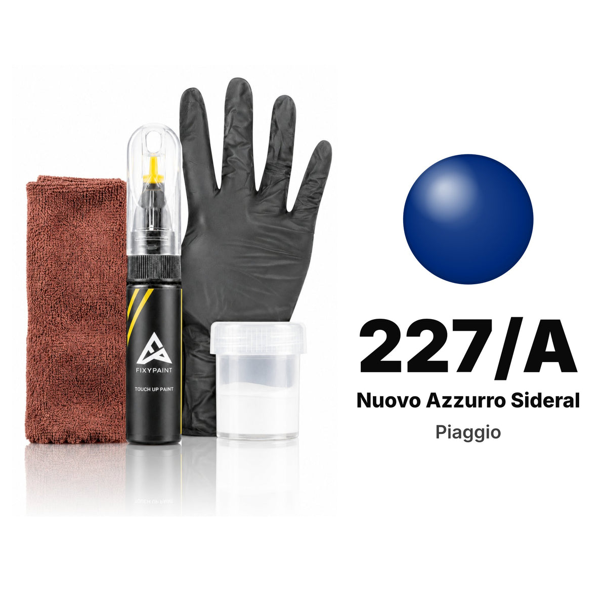 Touch-up paint for Piaggio 227/A Nuovo Azzurro Sideral, Complete kit