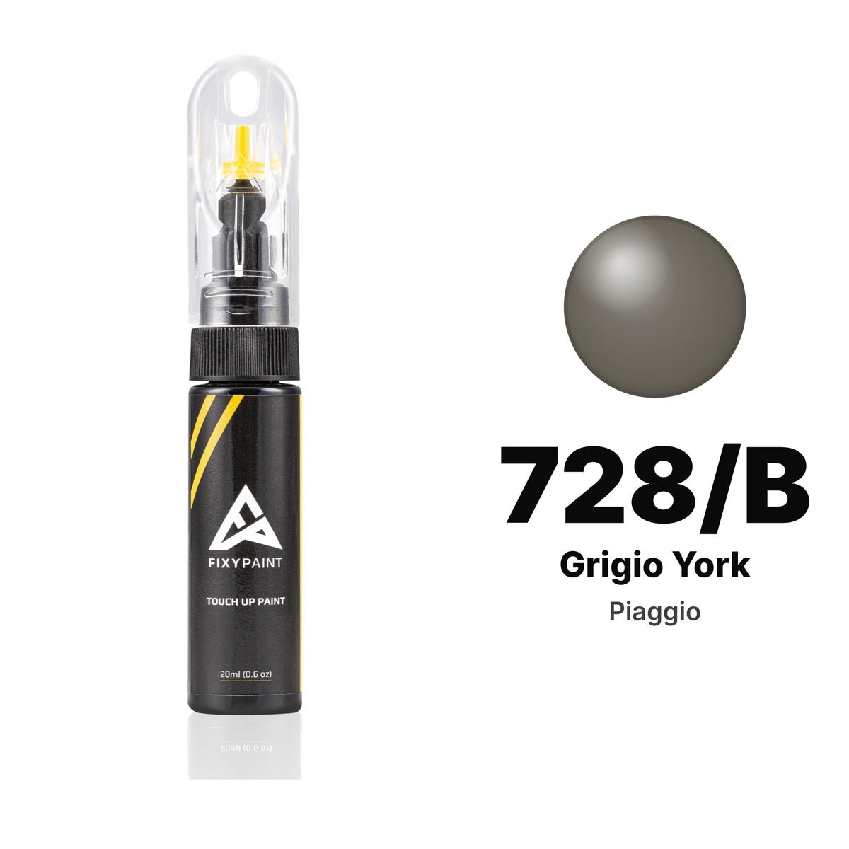 Touch-up paint for Piaggio 728/B Grigio York, Basic kit