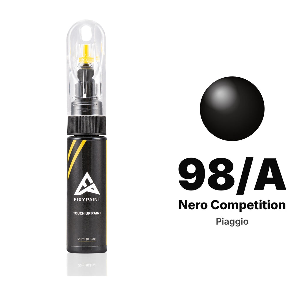 Touch-up paint for Piaggio 98/A Nero Competition, Basic kit