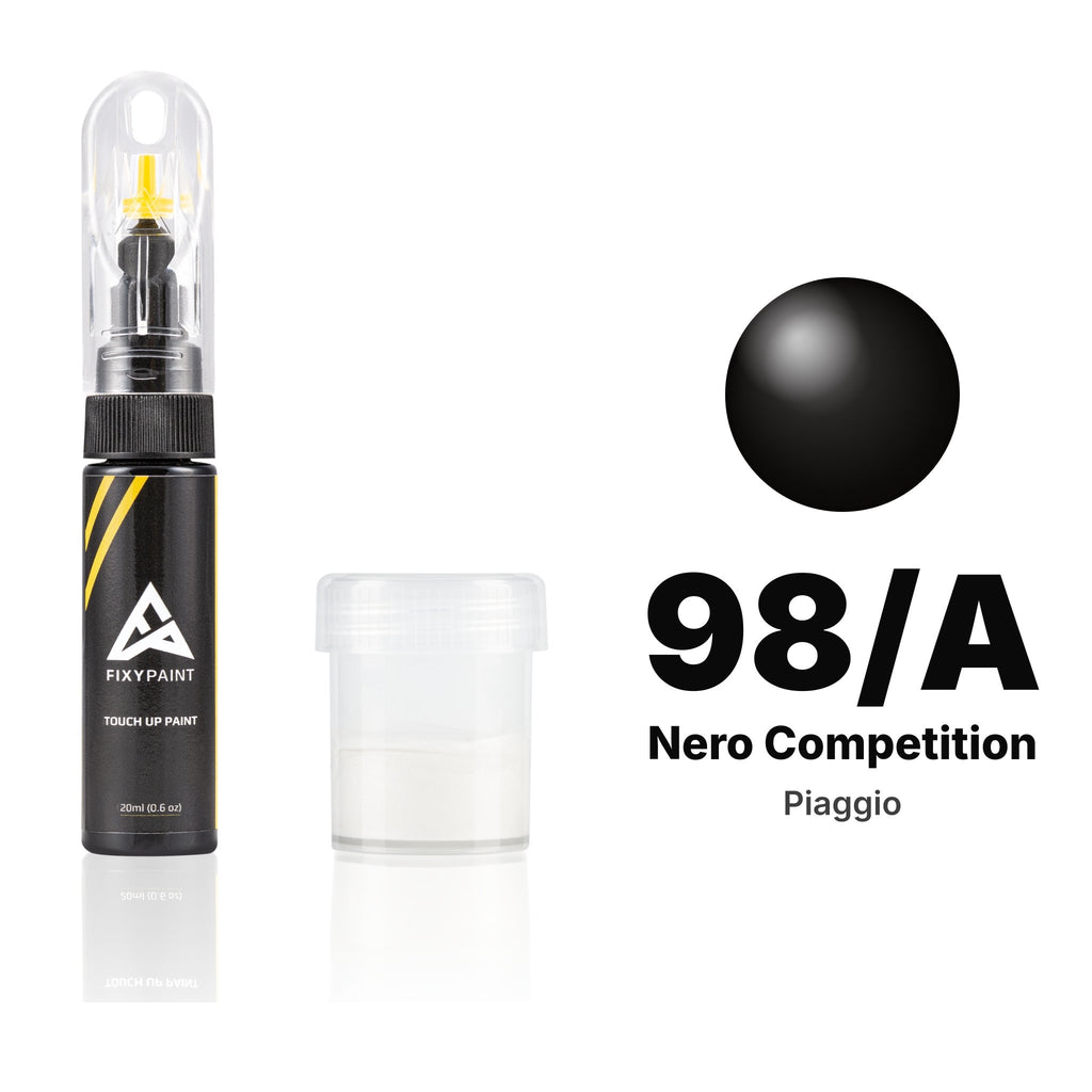 Touch-up paint for Piaggio 98/A Nero Competition, Standard kit