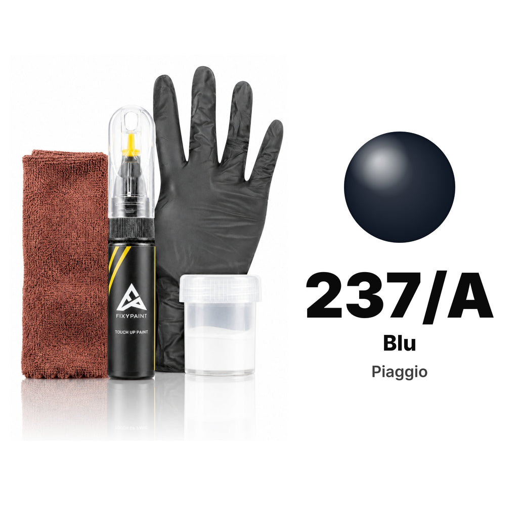 Touch-up paint for Piaggio 237/A Blu, Complete kit