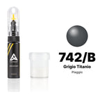 Touch-up paint for Piaggio 742/B Grigio Titanio, Standard kit