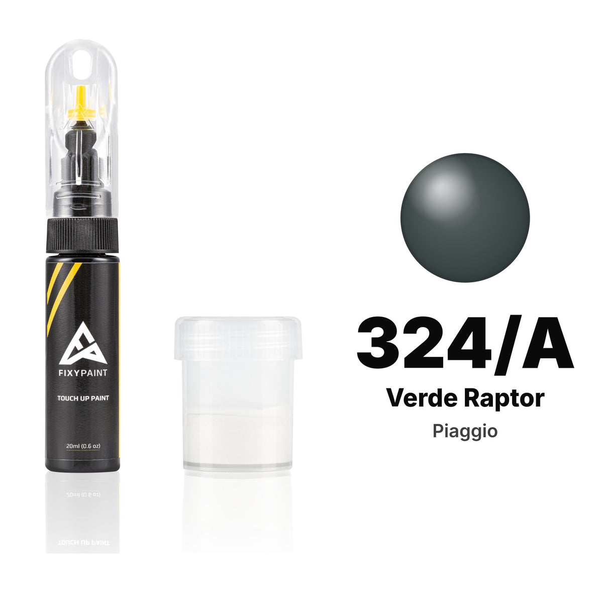 Lackstift für Piaggio – 324/A Verde Raptor (alle Modelle, ab 2012), Set Standard