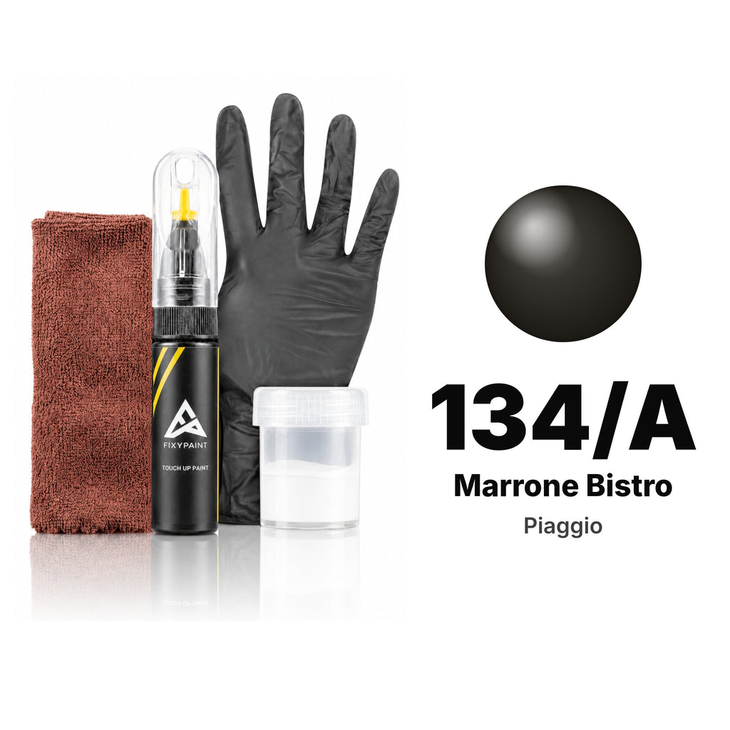 Touch-up paint for Piaggio 134/A Marrone Bistro, Complete kit