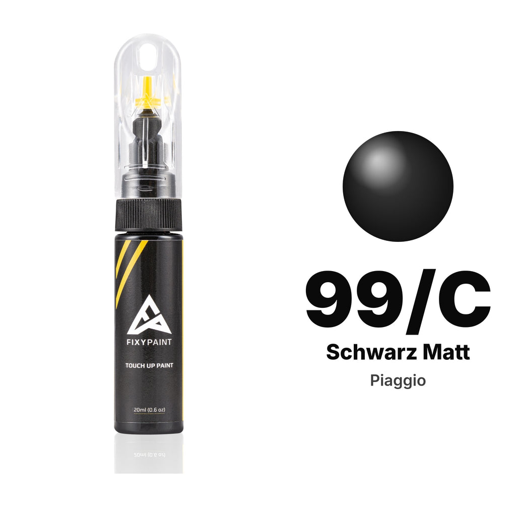 Touch-up paint for Piaggio 99/C Schwarz Matt, Basic kit