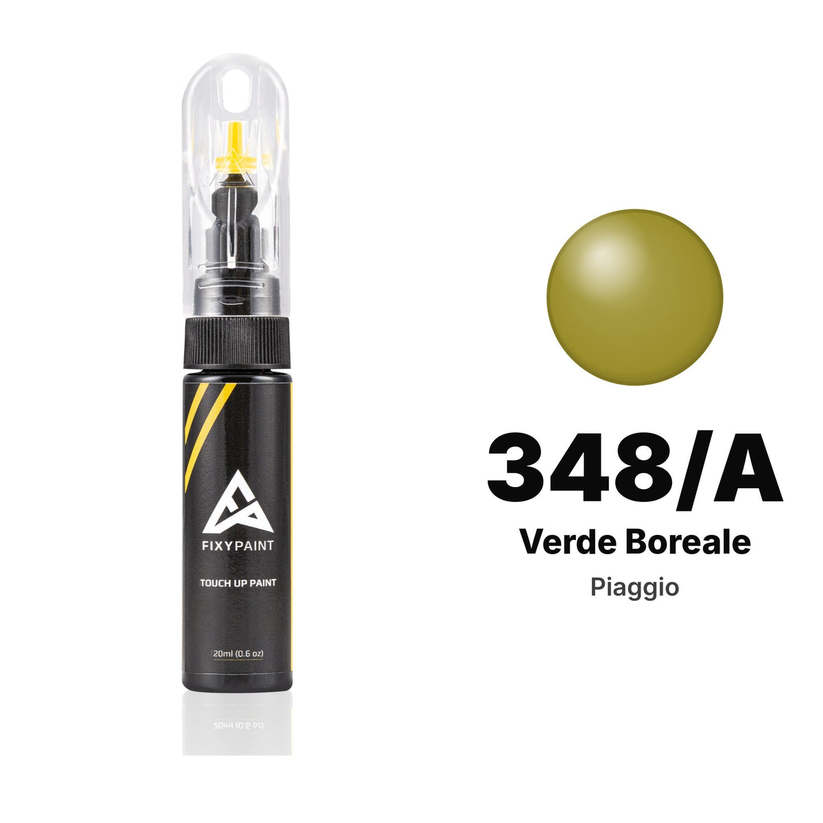 Piaggio 348/A Verde Boreale touch-up paint, Basic kit