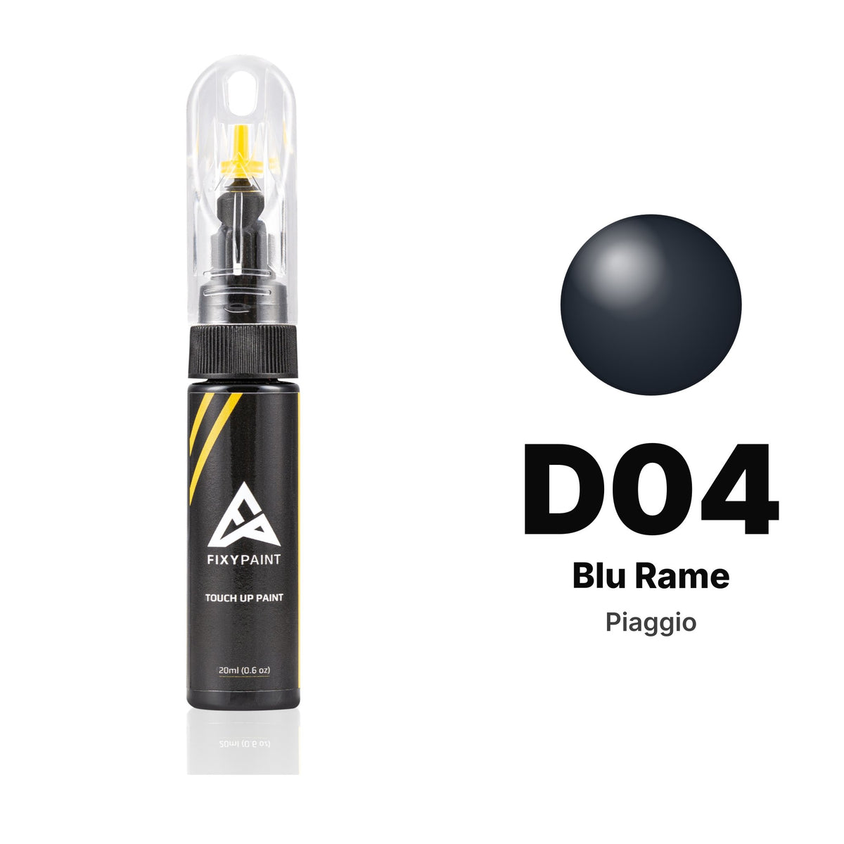 Piaggio D04 Blu Rame touch-up paint, Basic kit