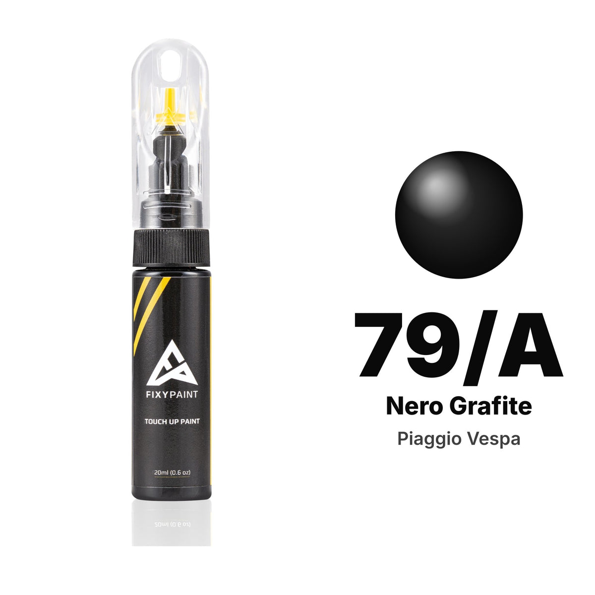 Piaggio Vespa 79/A Nero Grafite touch-up paint, Basic kit