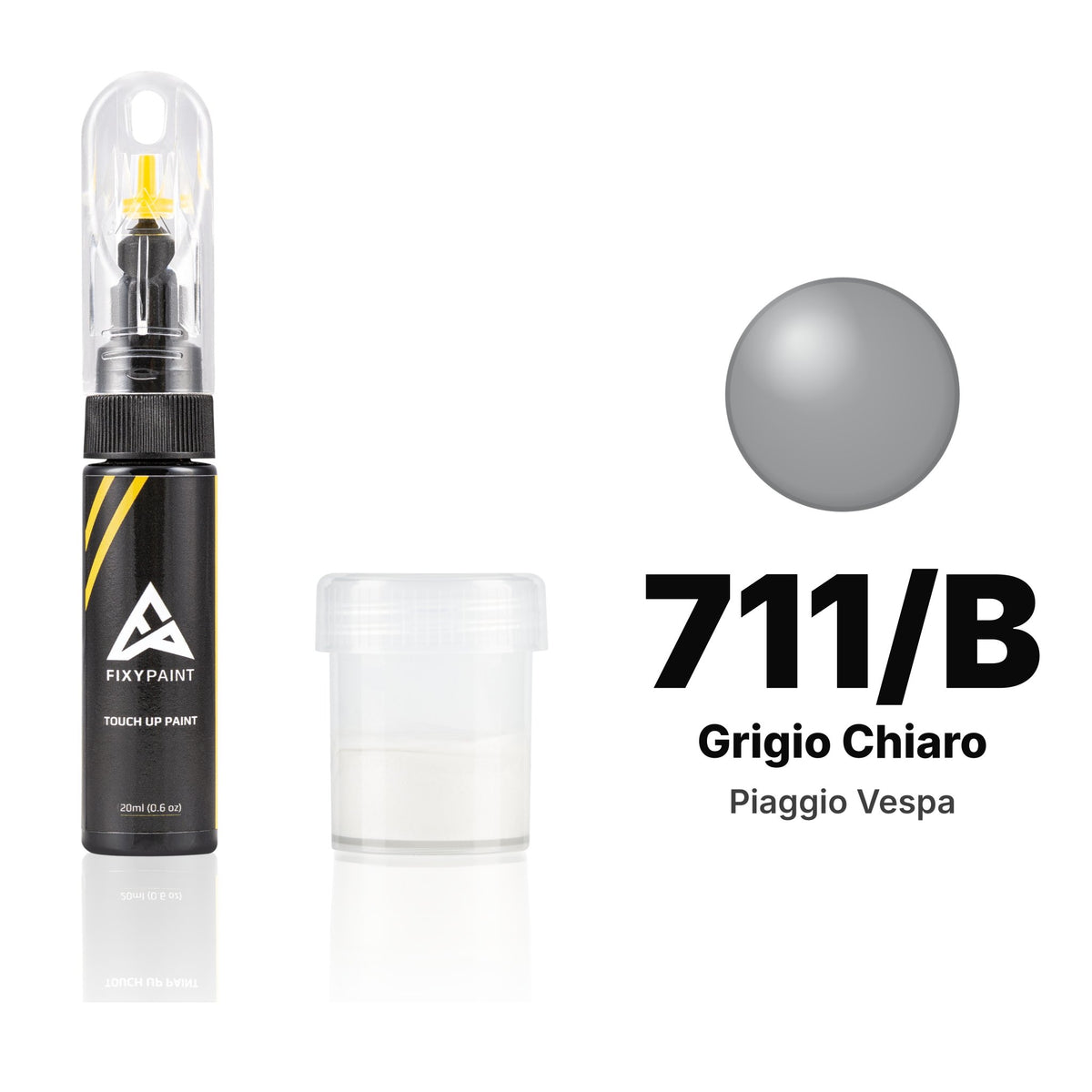 Touch-up paint for Piaggio Vespa 711/B Grigio Chiaro, Standard kit