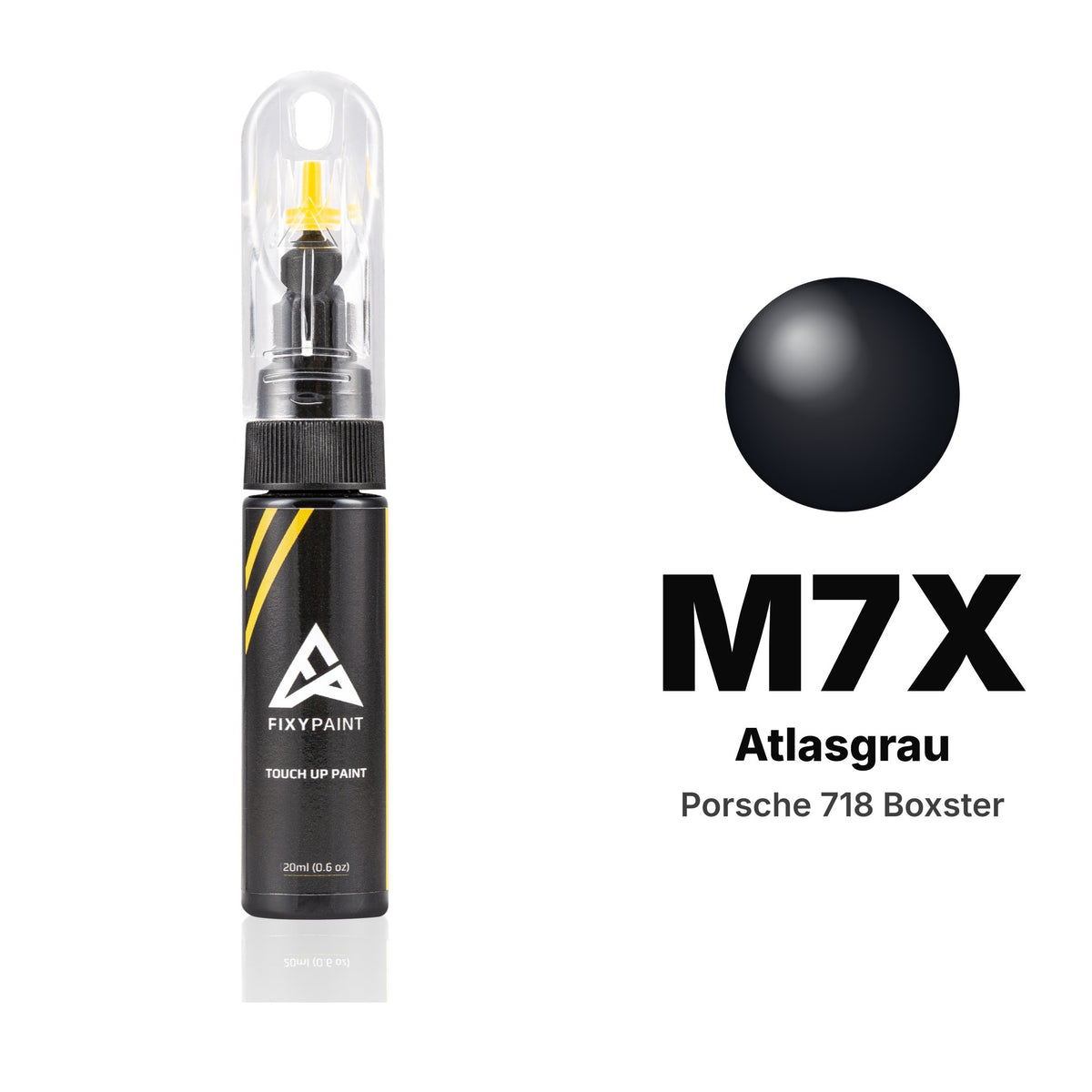 Touch-up paint for Porsche 718 Boxster M7X Atlasgrau, Basic kit