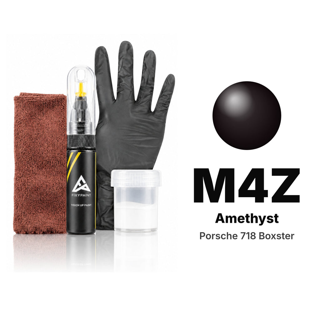 Touch-up paint for Porsche 718 Boxster M4Z Amethyst, Complete kit