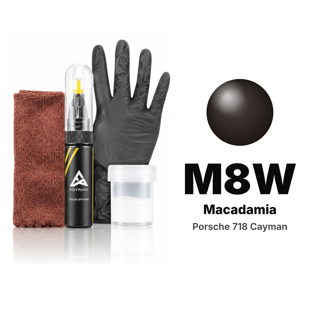 Touch-up paint for Porsche 718 Cayman M8W Macadamia, Complete kit