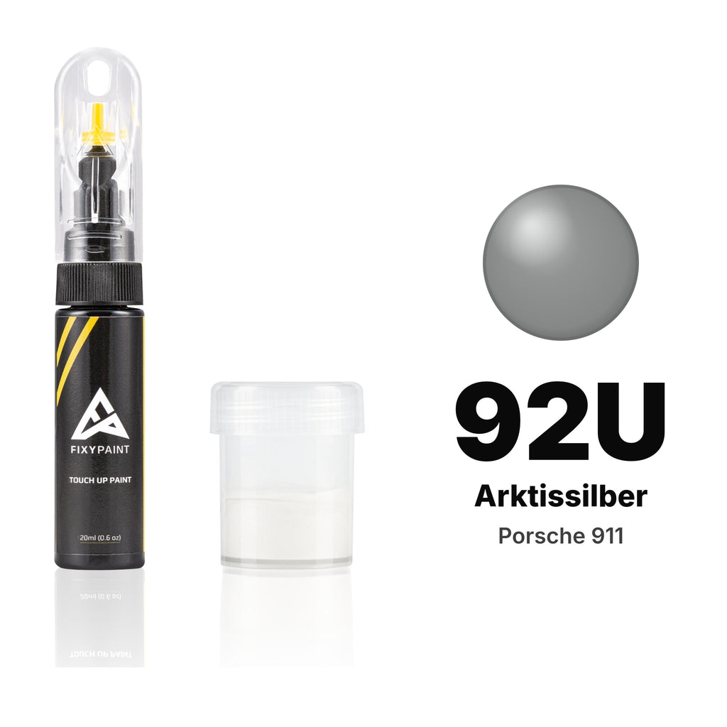 Touch-up paint for Porsche 911 92U Arktissilber, Standard kit