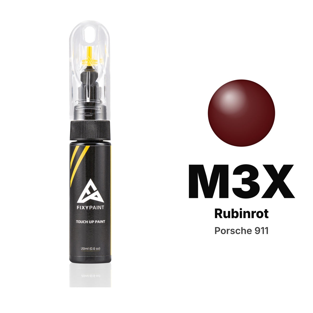 Touch-up paint for Porsche 911 M3X Rubinrot, Basic kit