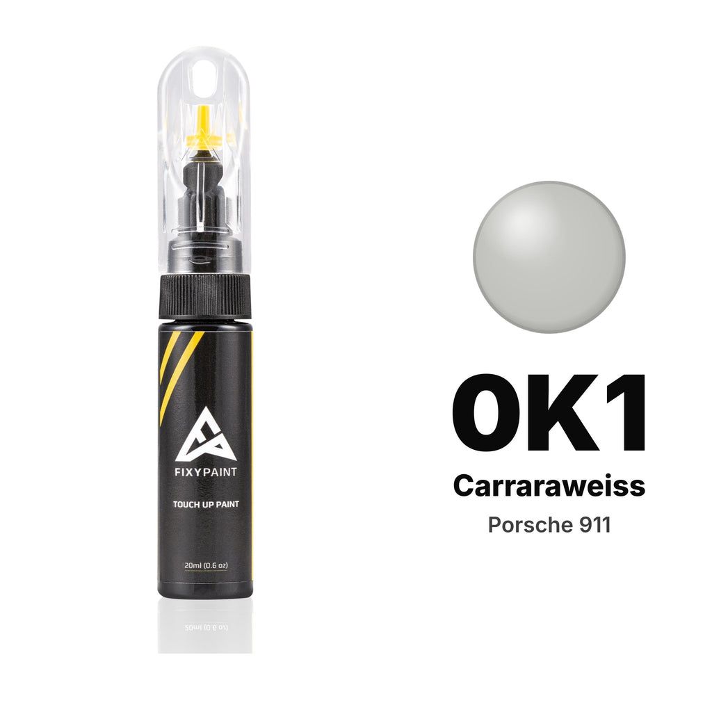 Touch-up paint for Porsche 911 0K1 Carraraweiss, Basic kit