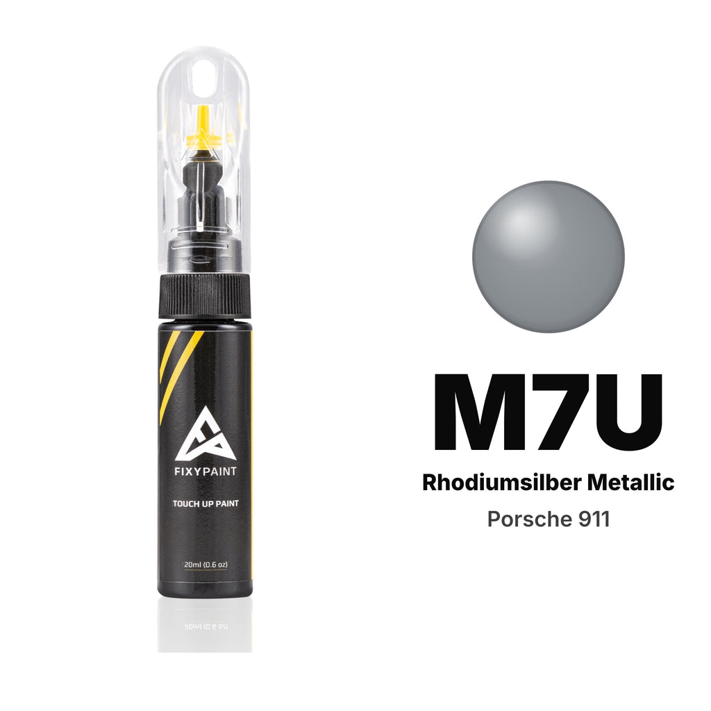 Peinture de retouche pour Porsche 911 – M7U Rhodiumsilber Metallic (2013–2019), kit Basique