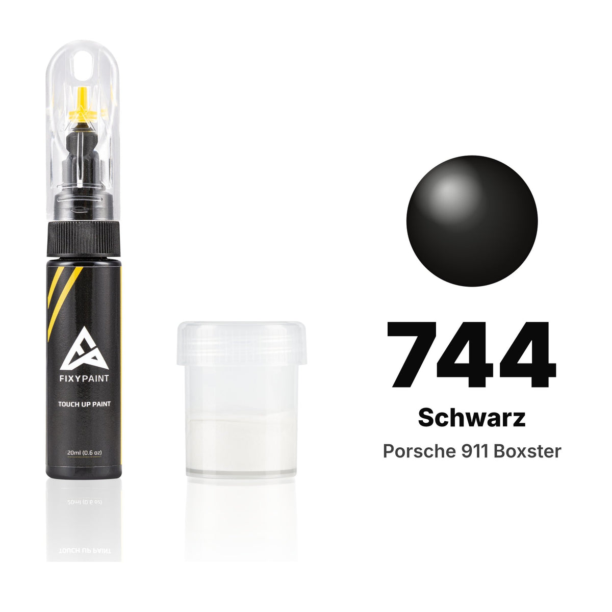 Touch-up paint for Porsche 911 Boxster 744 Schwarz, Standard kit