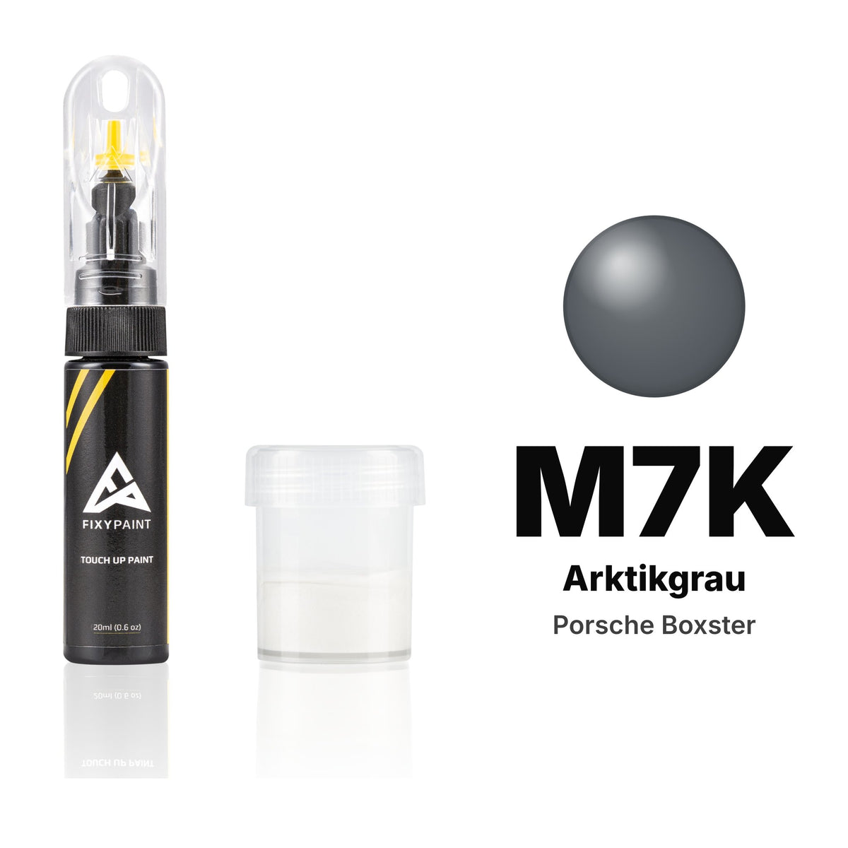 Touch-up paint for Porsche Boxster M7K Arktikgrau, Standard kit