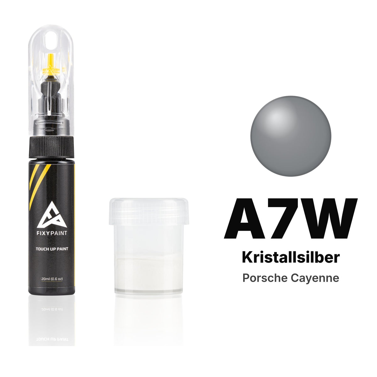 Touch-up paint for Porsche Cayenne A7W Kristallsilber, Standard kit