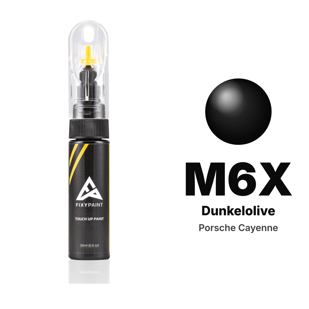 Touch-up paint for Porsche Cayenne M6X Dunkelolive, Basic kit