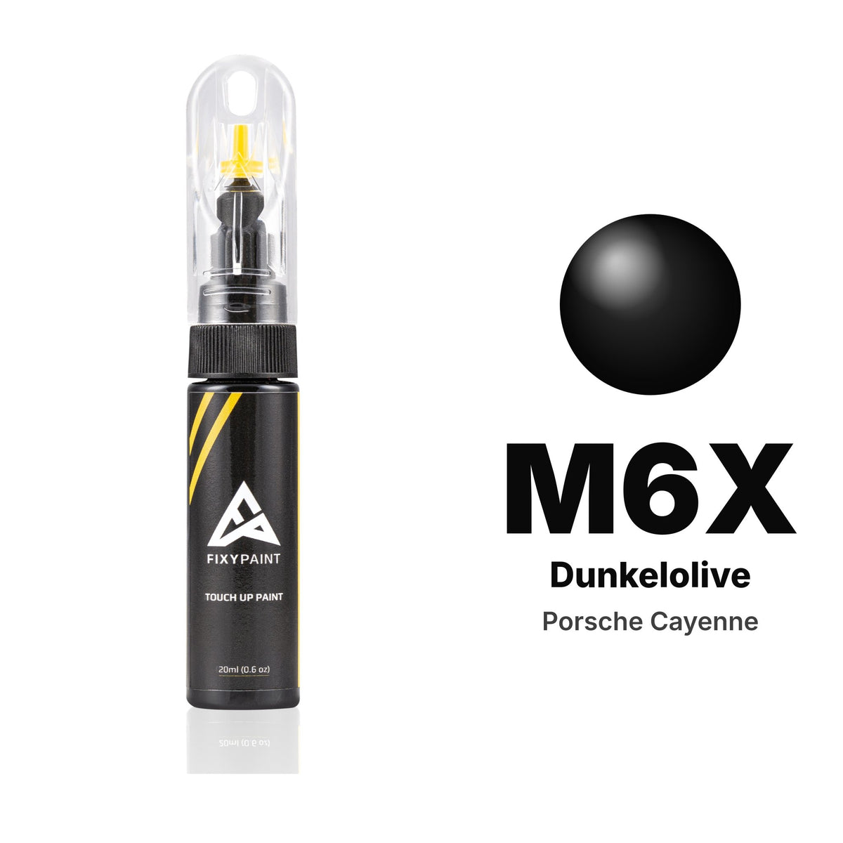 Touch-up paint for Porsche Cayenne M6X Dunkelolive, Basic kit