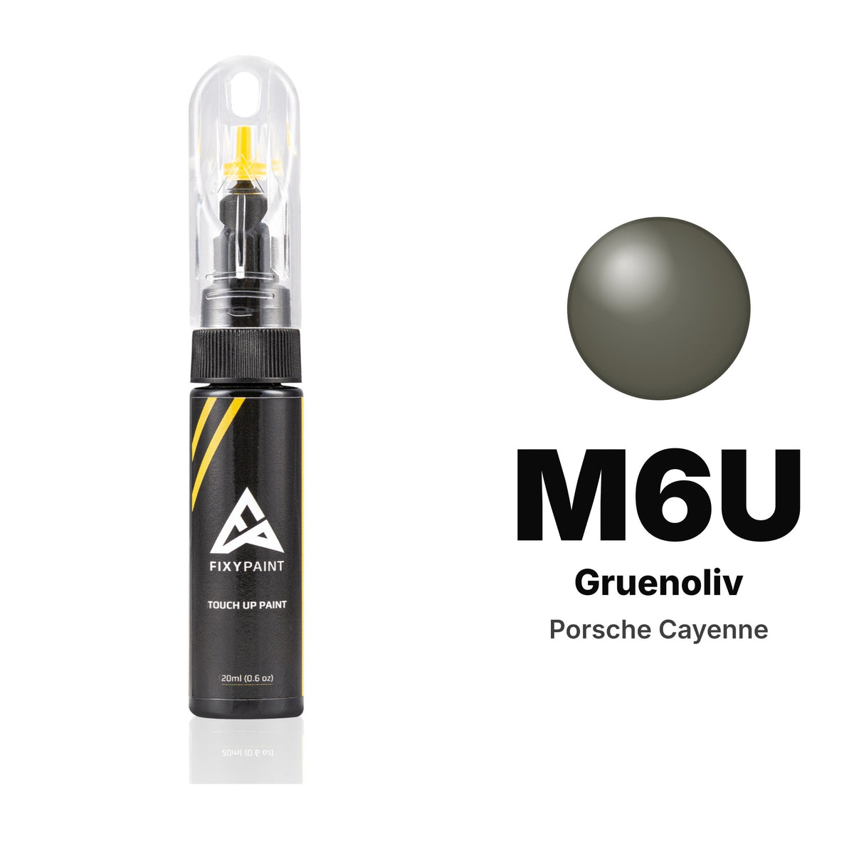 Touch-up paint for Porsche Cayenne M6U Gruenoliv, Basic kit
