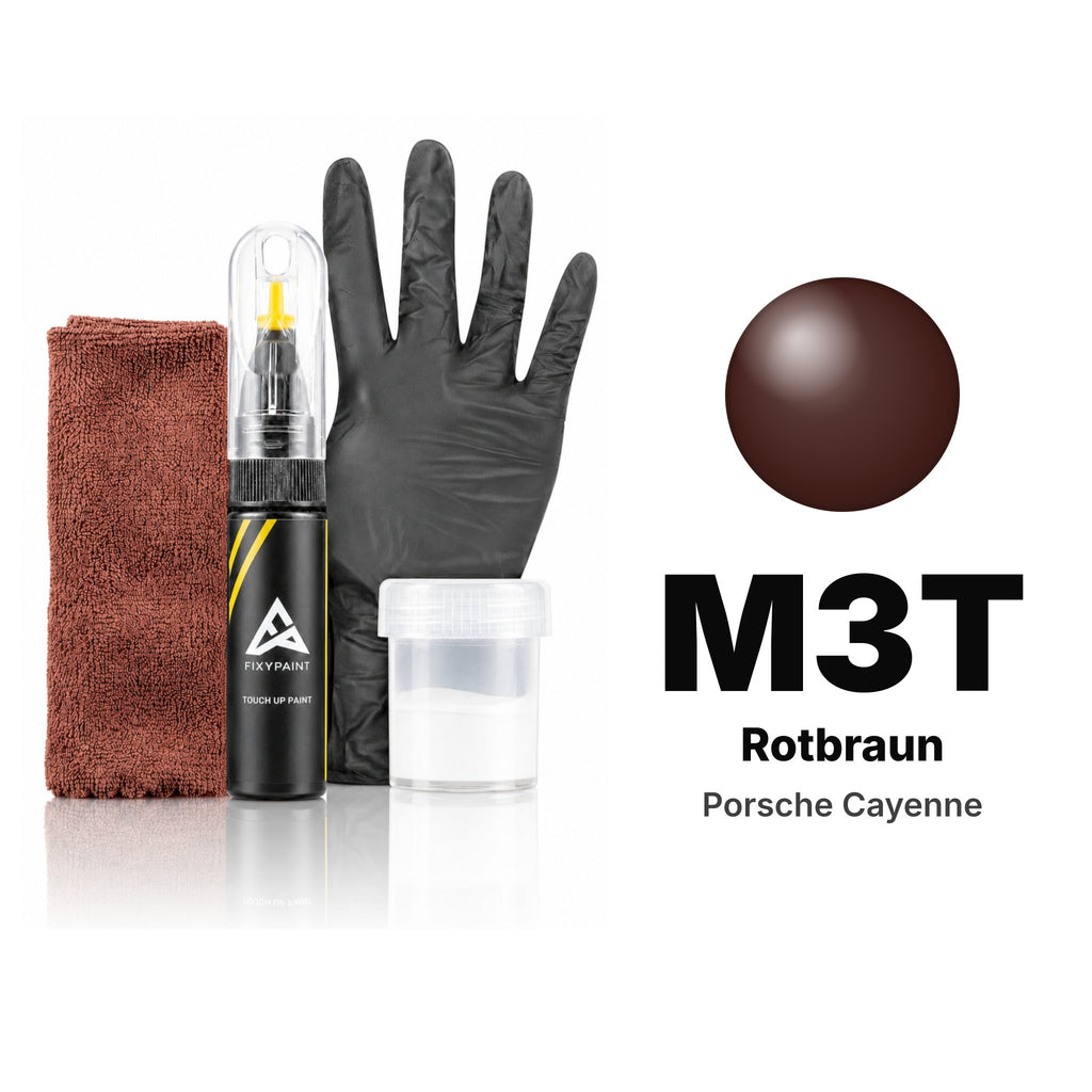 Touch-up paint for Porsche Cayenne M3T Rotbraun, Complete kit