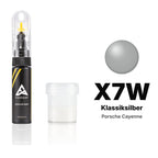 Touch-up paint for Porsche Cayenne X7W Klassiksilber, Standard kit