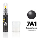 Lackstift für Porsche GT3 – 7A1 Grauschwarz (2010–2011), Set Standard