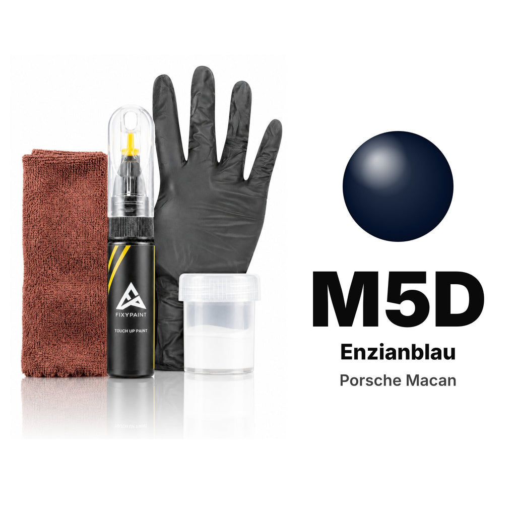 Touch-up paint for Porsche Macan M5D Enzianblau, Complete kit