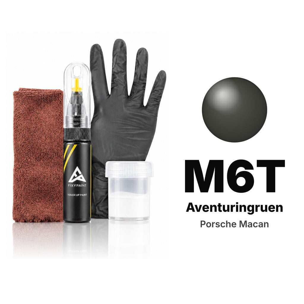 Touch-up paint for Porsche Macan M6T Aventuringruen, Complete kit