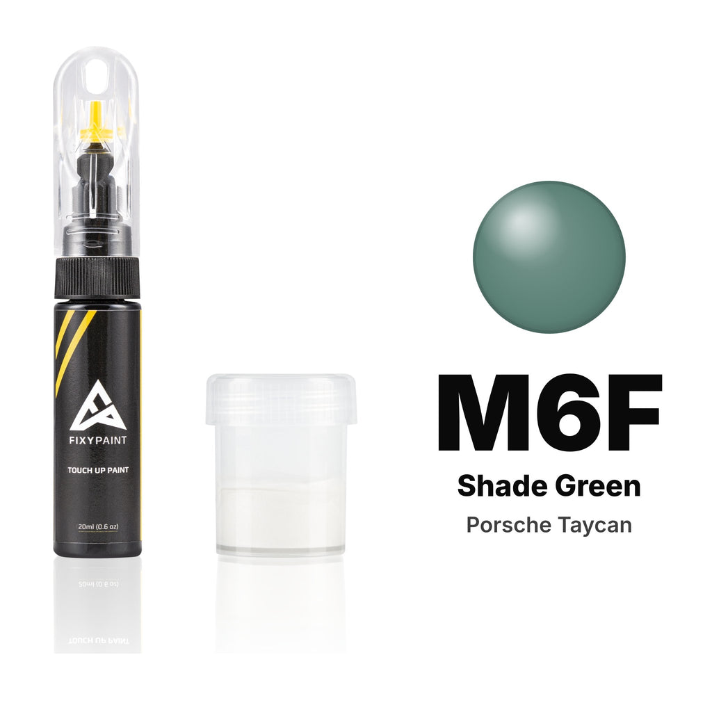 Pintura de retoque para Porsche Taycan – M6F Shade Green (desde 2023), kit Estándar