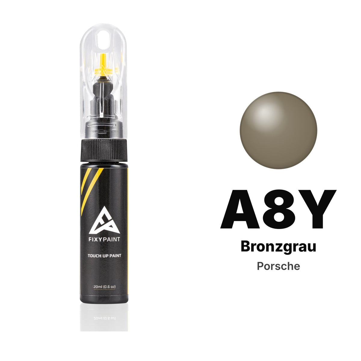 Touch-up paint for Porsche A8Y Bronzgrau, Basic kit