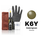Touch-up paint for Porsche K6Y Zederngruen, Complete kit