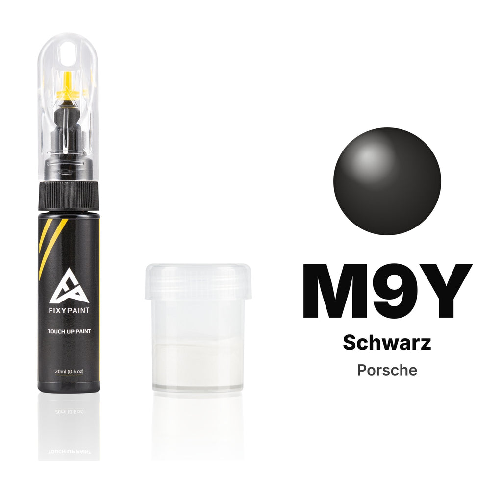 Touch-up paint for Porsche M9Y Schwarz, Standard kit