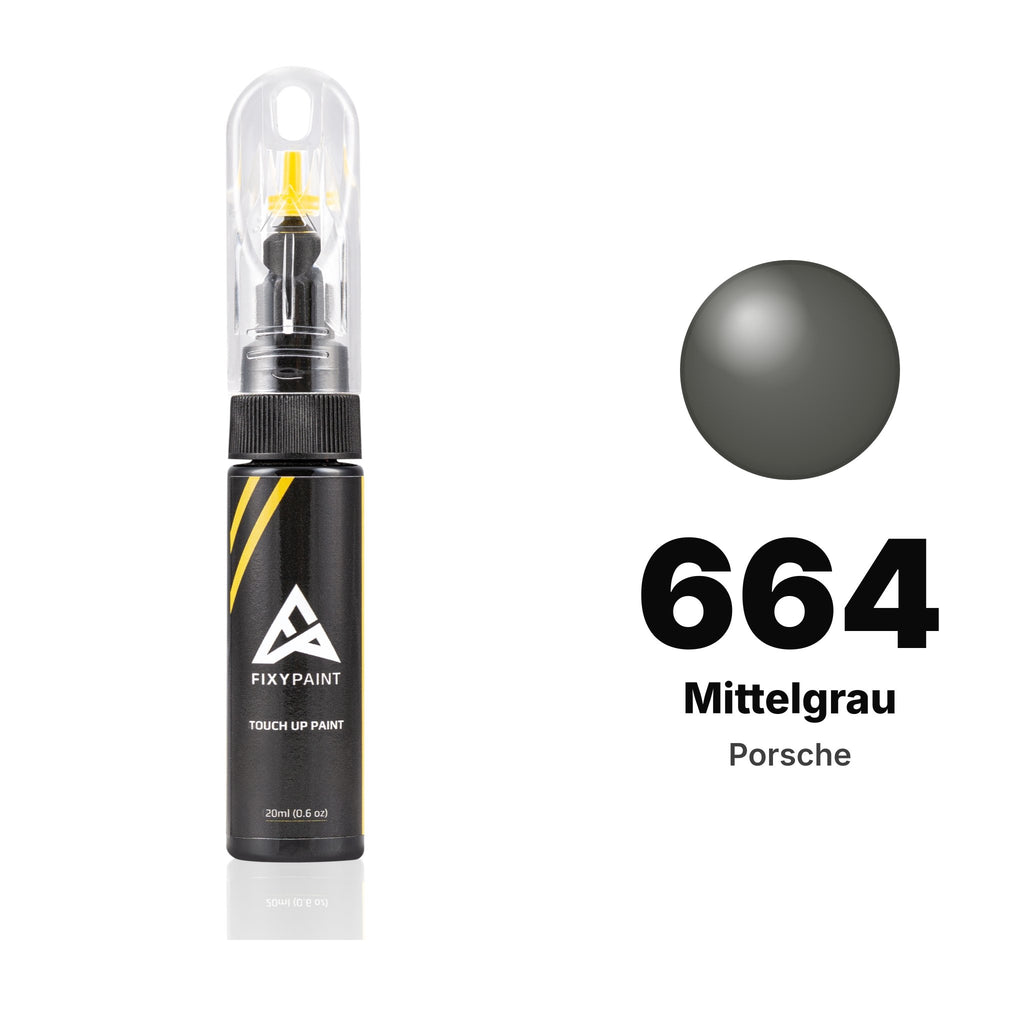 Touch-up paint for Porsche 664 Mittelgrau, Basic kit