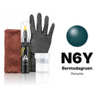 Touch-up paint for Porsche N6Y Bermudagruen, Complete kit