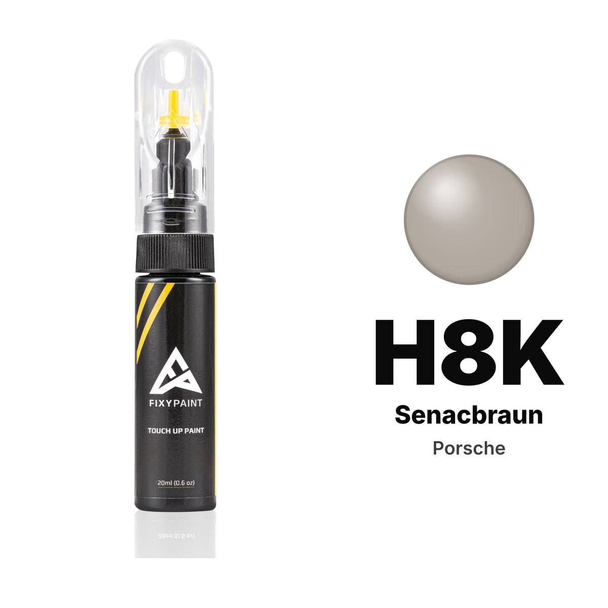Touch-up paint for Porsche H8K Senacbraun, Basic kit