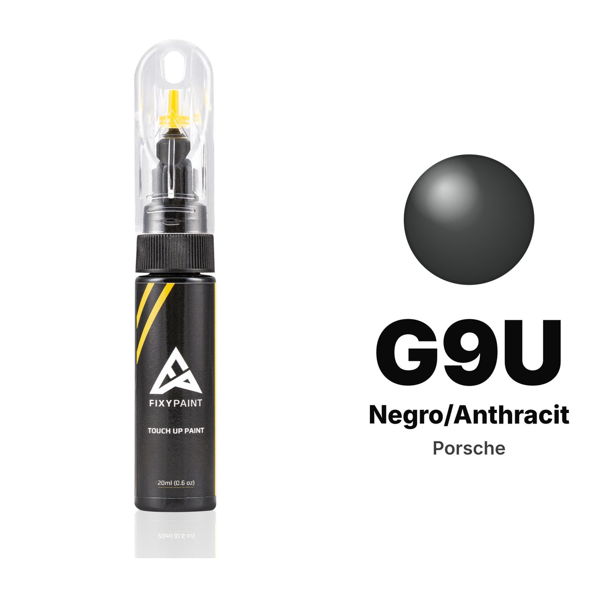 Touch-up paint for Porsche G9U Negro/Anthracit, Basic kit