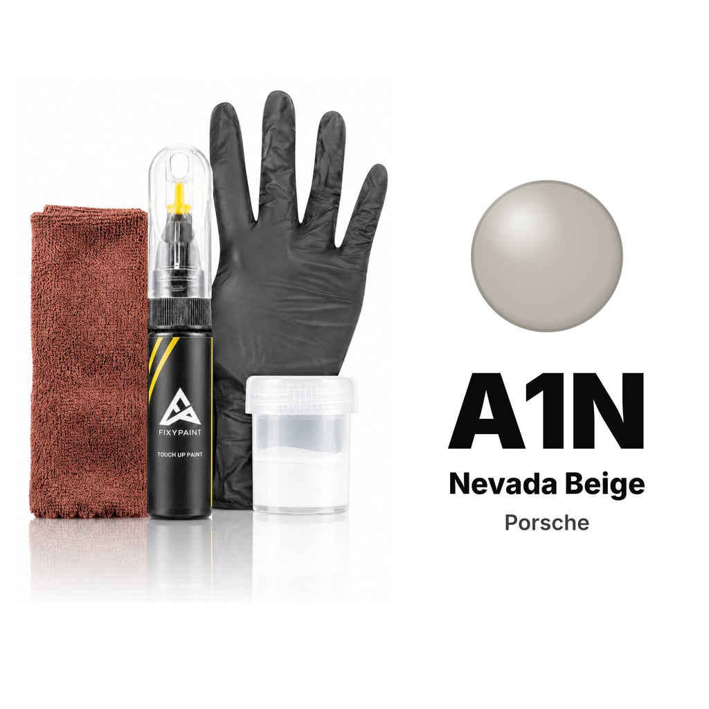 Touch-up paint for Porsche A1N Nevada Beige, Complete kit