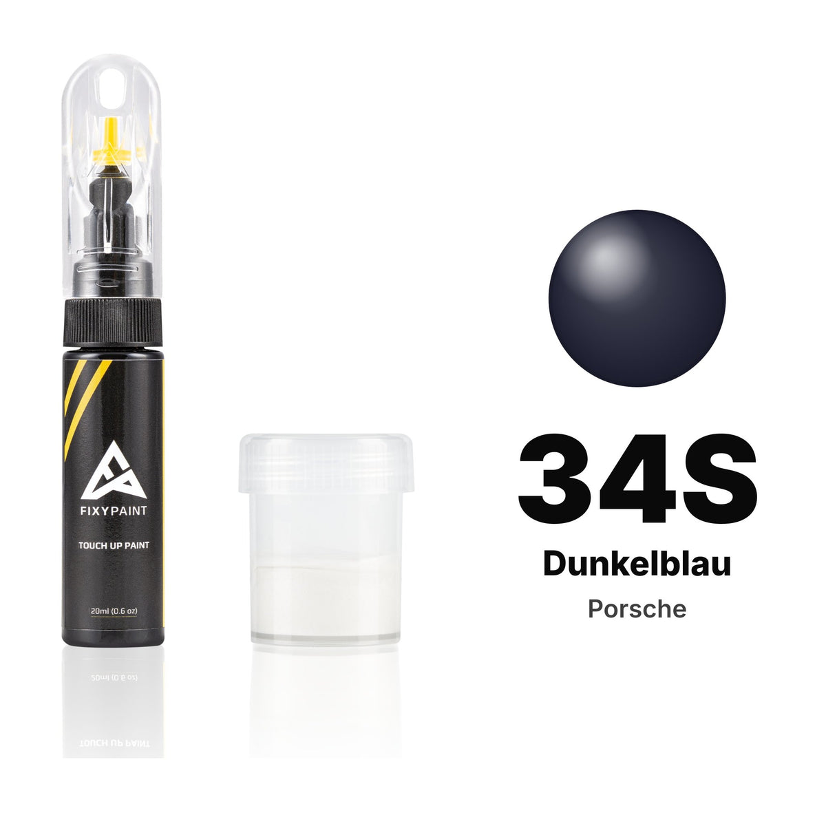 Touch-up paint for Porsche 34S Dunkelblau, Standard kit