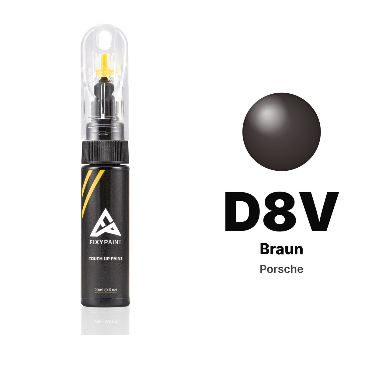 Touch-up paint for Porsche D8V Braun, Basic kit