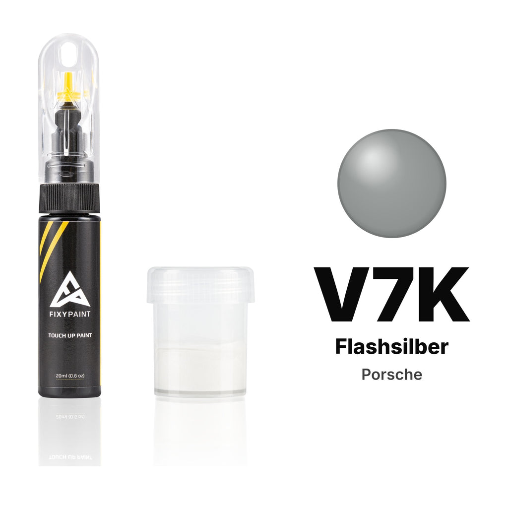 Touch-up paint for Porsche V7K Flashsilber, Standard kit
